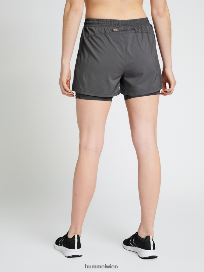 Hummel Frauen 2-in-1-Laufshorts 2FT6X83073 „2-in-1-Laufshorts“