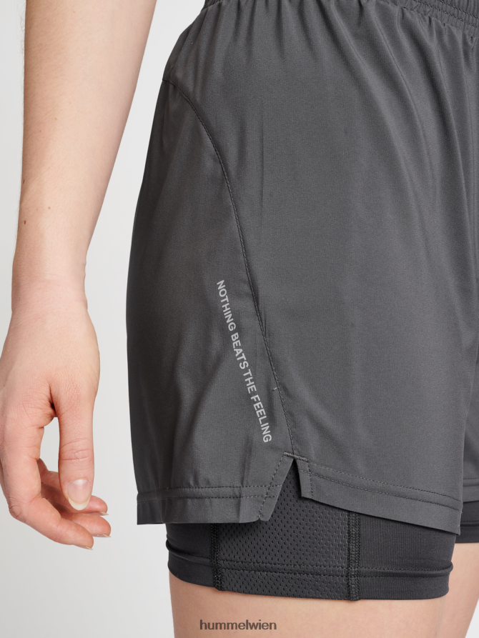 Hummel Frauen 2-in-1-Laufshorts 2FT6X83073 „2-in-1-Laufshorts“