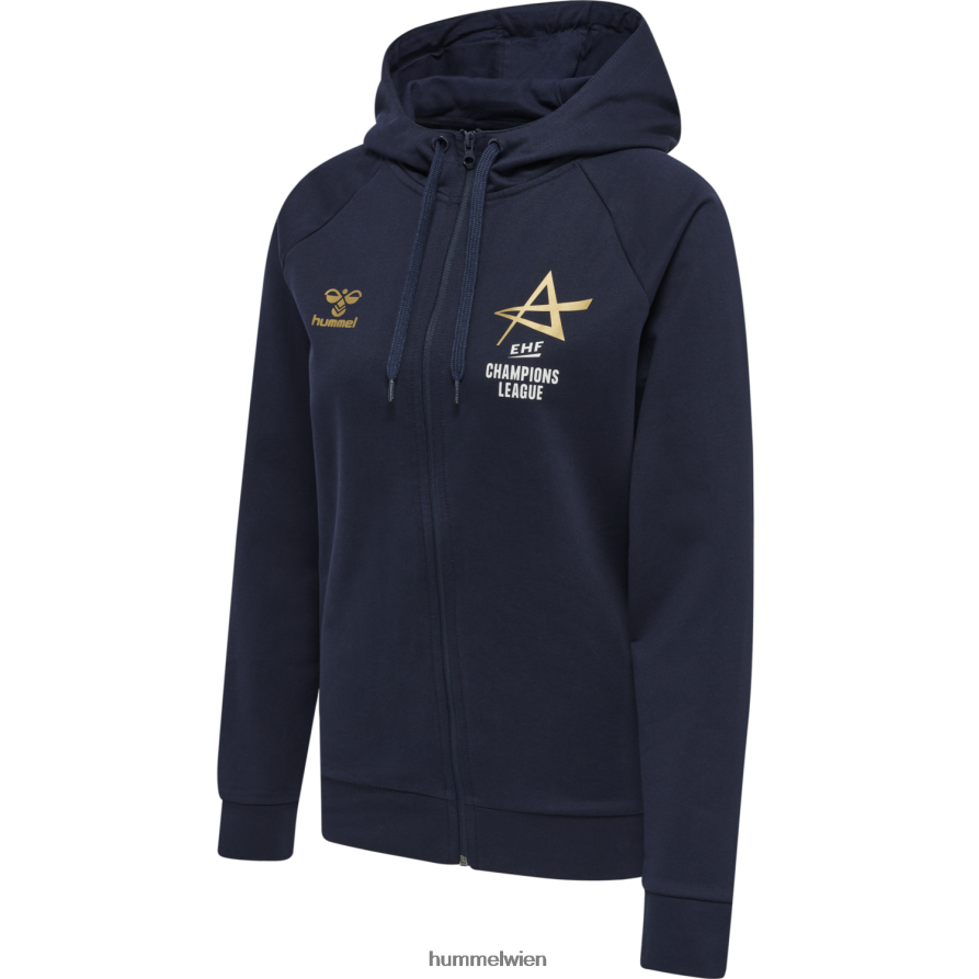 Hummel Frauen EHF CL Final4 Kapuzenpullover mit Reißverschluss 2FT6X83570 „Zip-Hoodie“