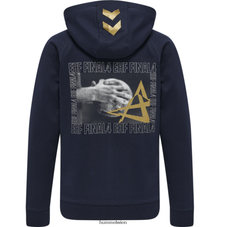 Hummel Frauen EHF CL Final4 Kapuzenpullover mit Reißverschluss 2FT6X83570 „Zip-Hoodie“