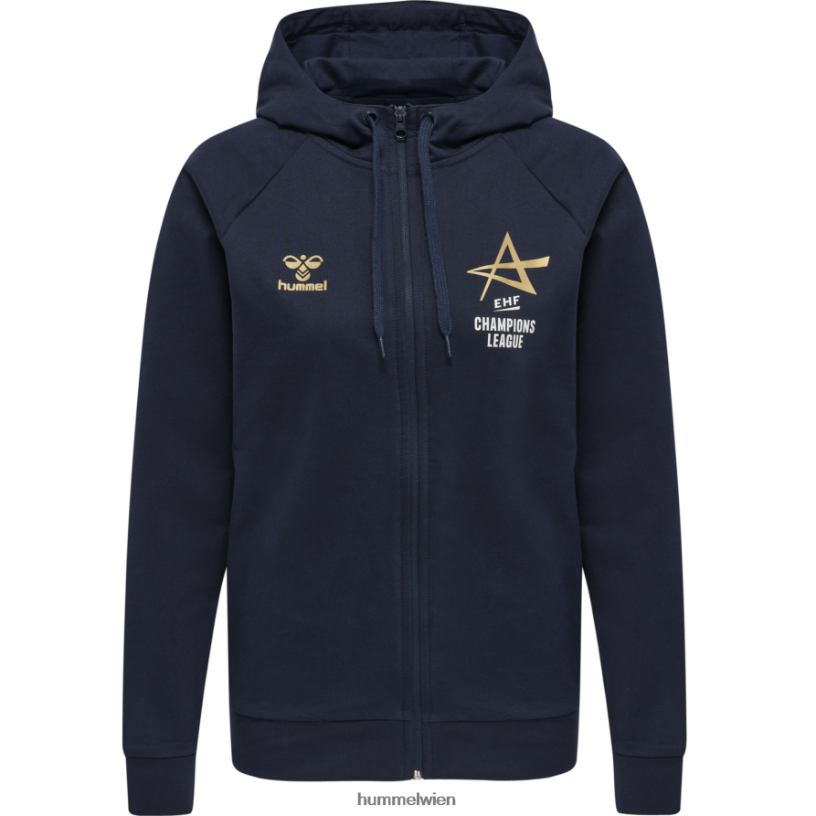 Hummel Frauen EHF CL Final4 Kapuzenpullover mit Reißverschluss 2FT6X83570 „Zip-Hoodie“