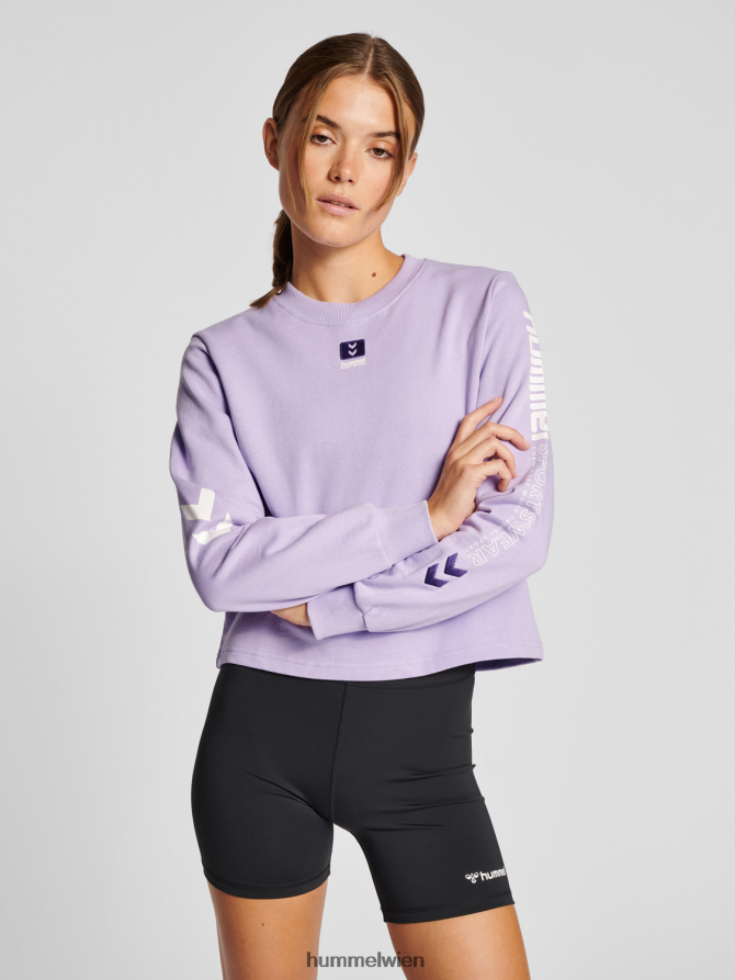 Hummel Frauen HMLLGC Lula kurzes Sweatshirt 2FT6X83063 „gekürztes Sweatshirt“