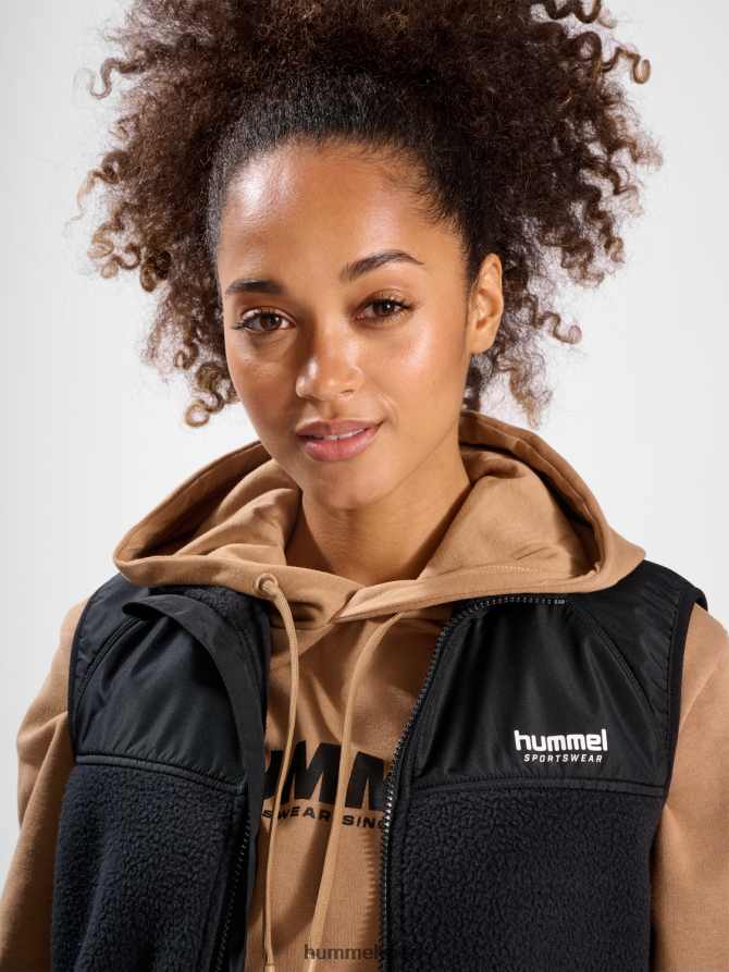 Hummel Frauen HMLLGC Malikat-Fleeceweste 2FT6X82391 „flauschige Fleeceweste“