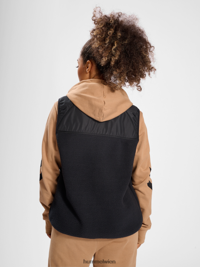 Hummel Frauen HMLLGC Malikat-Fleeceweste 2FT6X82391 „flauschige Fleeceweste“