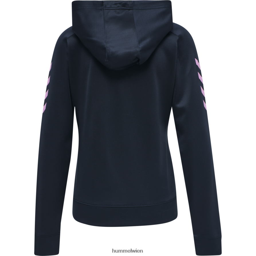 Hummel Frauen hmlaction Poly-Kapuzenpullover mit Reißverschluss 2FT6X83681 „Zip-Hoodie“