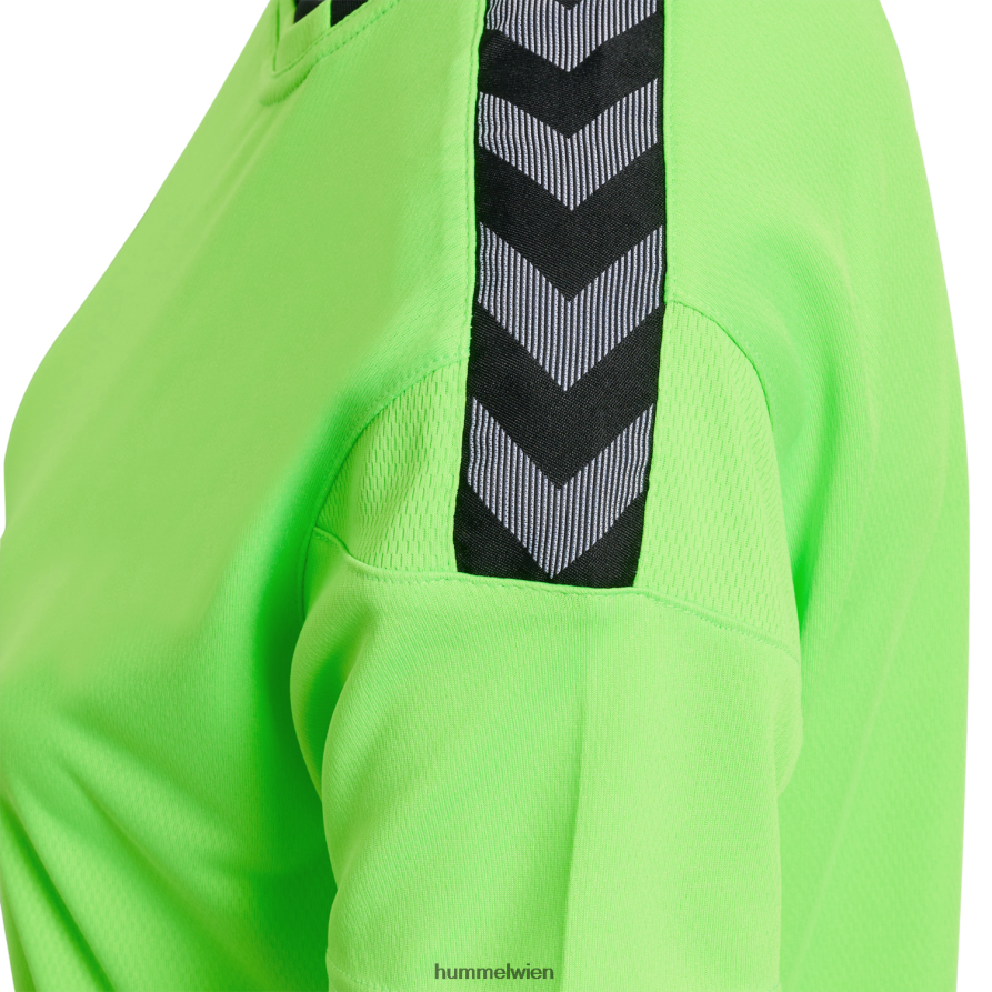 Hummel Frauen hmlauthentic Poly Jersey s/s 2FT6X83696 „Sportoberteil mit Chevrons“