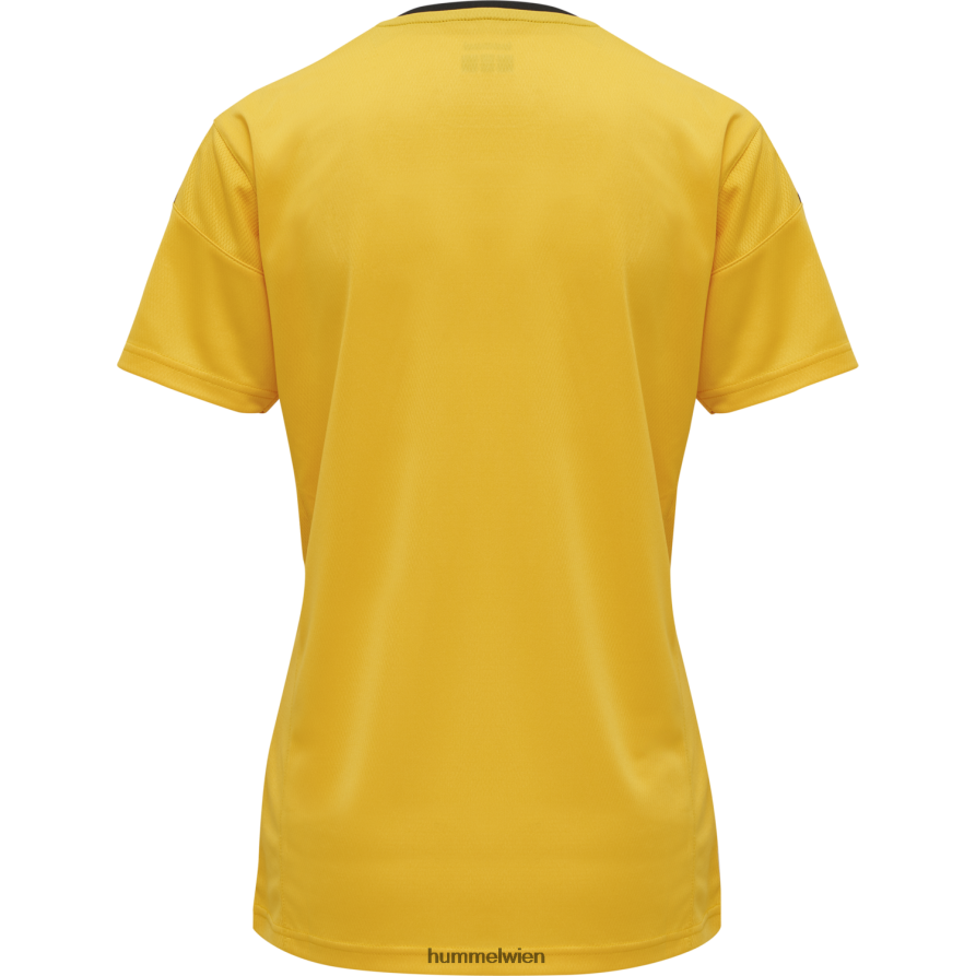 Hummel Frauen hmlauthentic Poly Jersey s/s 2FT6X83802 „Sportoberteil mit Chevrons“