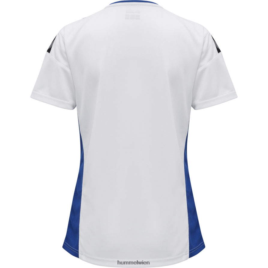 Hummel Frauen hmlauthentic Poly Jersey s/s 2FT6X83820 „Sportoberteil mit Chevrons“