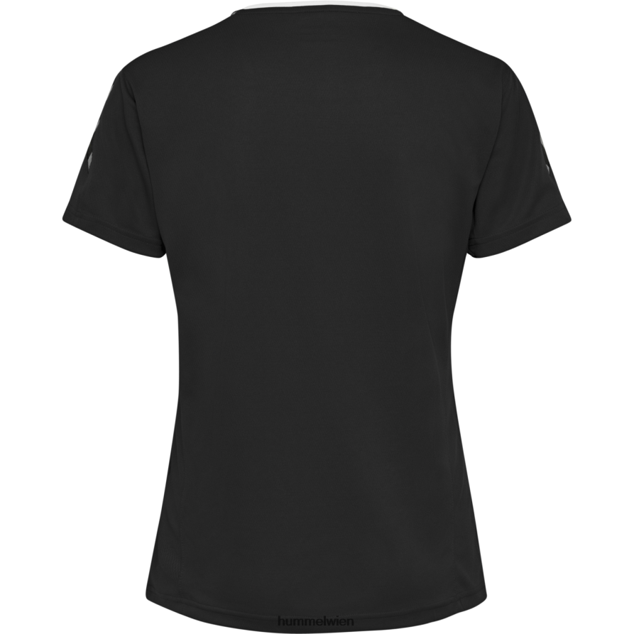 Hummel Frauen hmlauthentic Poly Jersey s/s 2FT6X83870 „Sportoberteil mit Chevrons“