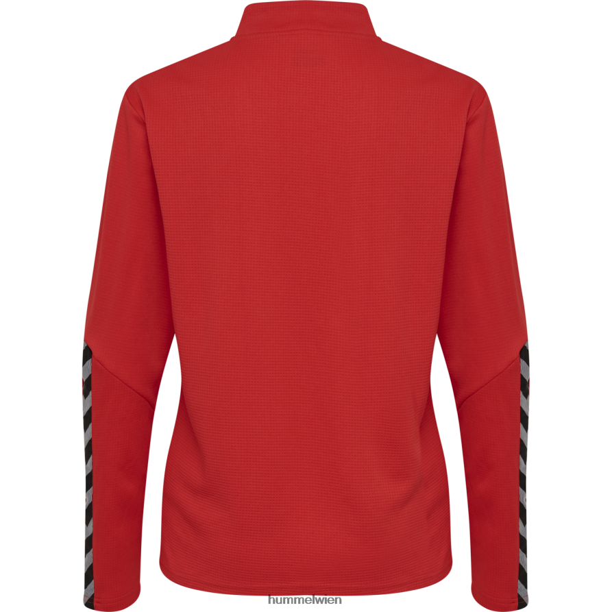 Hummel Frauen hmlauthentic Sweatshirt mit halbem Reißverschluss 2FT6X83794 \Kleidung\