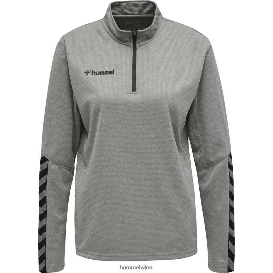 Hummel Frauen hmlauthentic Sweatshirt mit halbem Reißverschluss 2FT6X83812 \Kleidung\