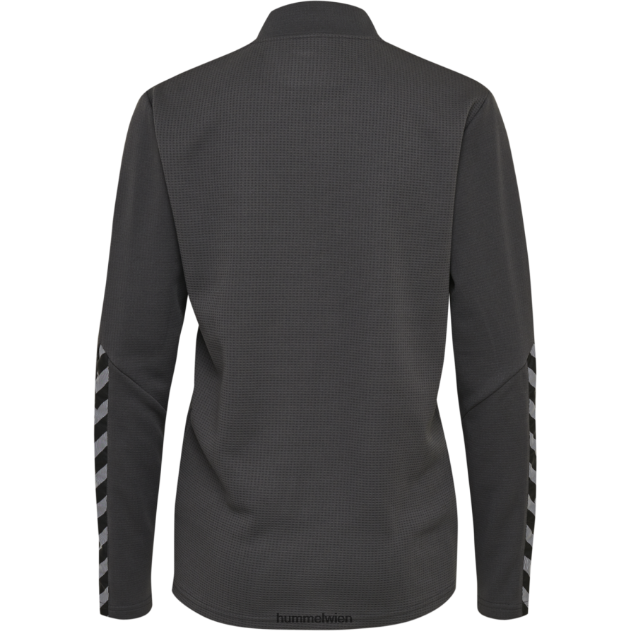 Hummel Frauen hmlauthentic Sweatshirt mit halbem Reißverschluss 2FT6X83817 \Kleidung\