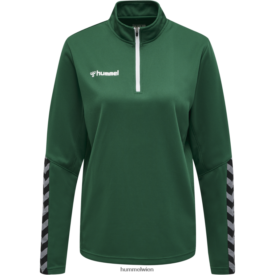 Hummel Frauen hmlauthentic Sweatshirt mit halbem Reißverschluss 2FT6X83889 \Kleidung\