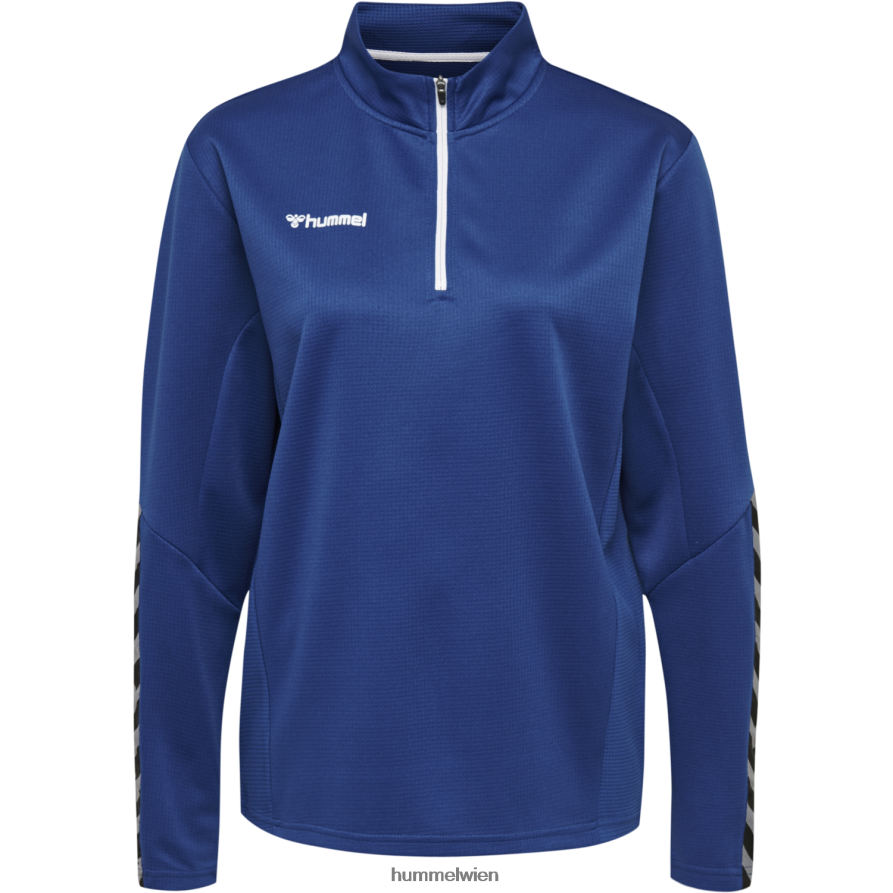 Hummel Frauen hmlauthentic Sweatshirt mit halbem Reißverschluss 2FT6X83892 \Kleidung\