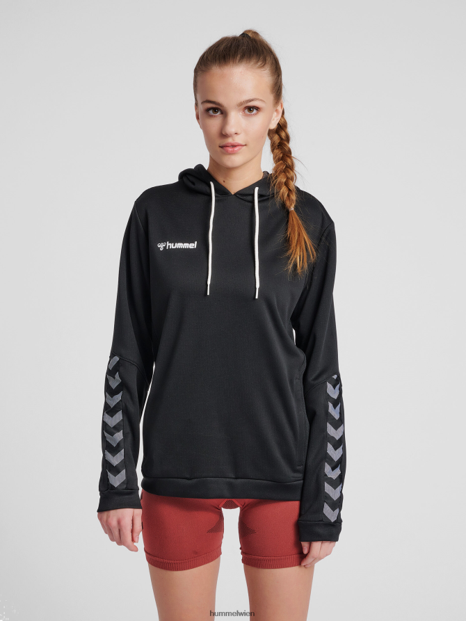 Hummel Frauen hmlauthentischer Poly-Kapuzenpullover 2FT6X83807 „Strukturierter Strick-Hoodie“