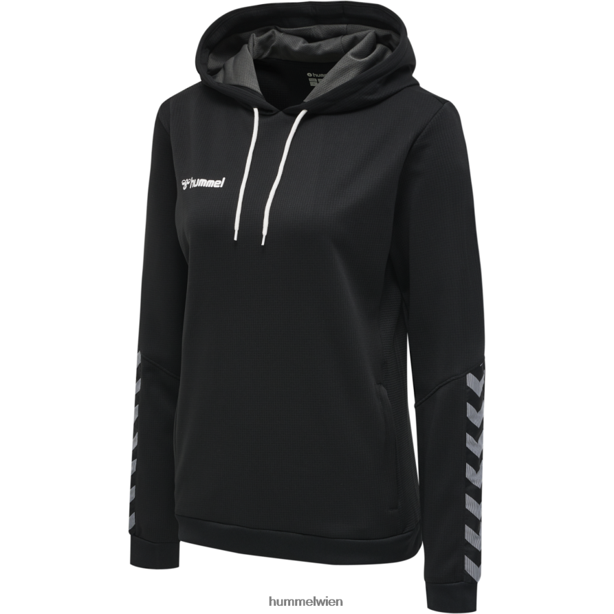 Hummel Frauen hmlauthentischer Poly-Kapuzenpullover 2FT6X83807 „Strukturierter Strick-Hoodie“