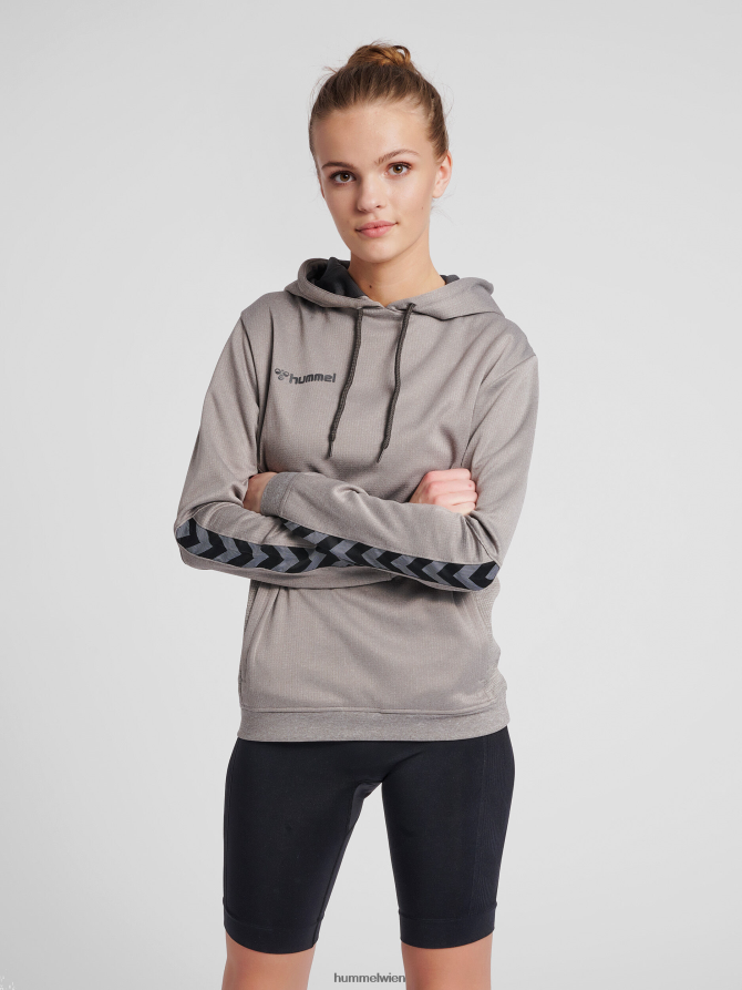 Hummel Frauen hmlauthentischer Poly-Kapuzenpullover 2FT6X83815 „Strukturierter Strick-Hoodie“