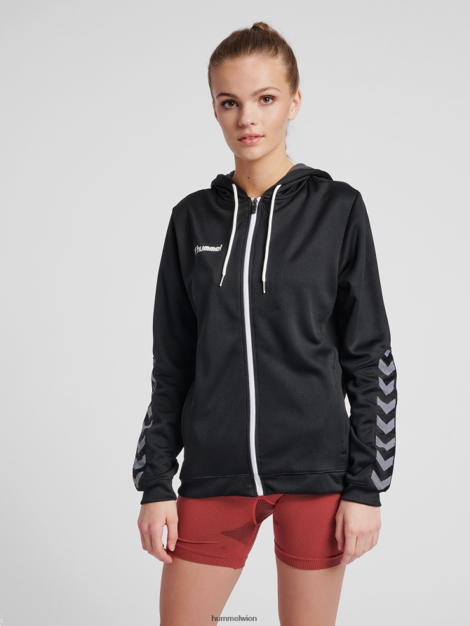 Hummel Frauen hmlauthentischer Poly-Kapuzenpullover mit Reißverschluss 2FT6X83715 „Zip-Hoodie“