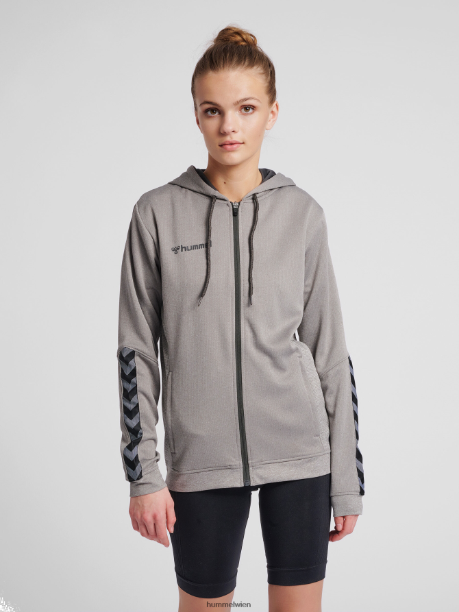 Hummel Frauen hmlauthentischer Poly-Kapuzenpullover mit Reißverschluss 2FT6X83743 „Zip-Hoodie“