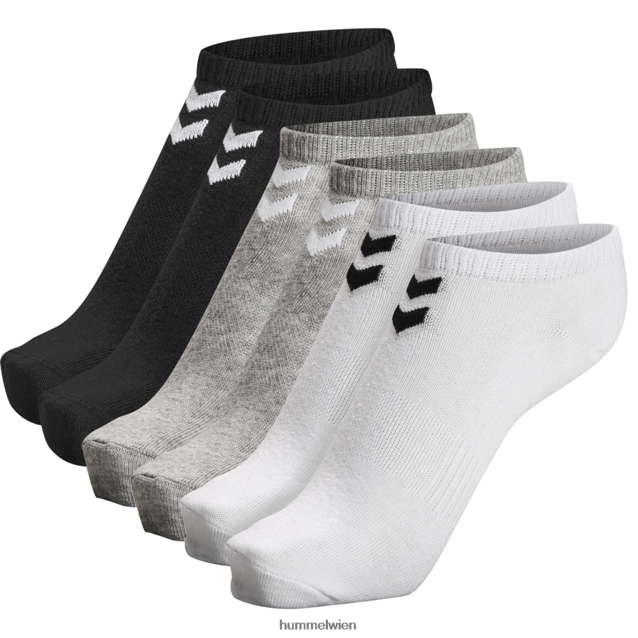 Hummel Frauen hmlchevron 6er-Pack Knöchelsocken 2FT6X81044 „Knöchelsocken 6er-Pack“