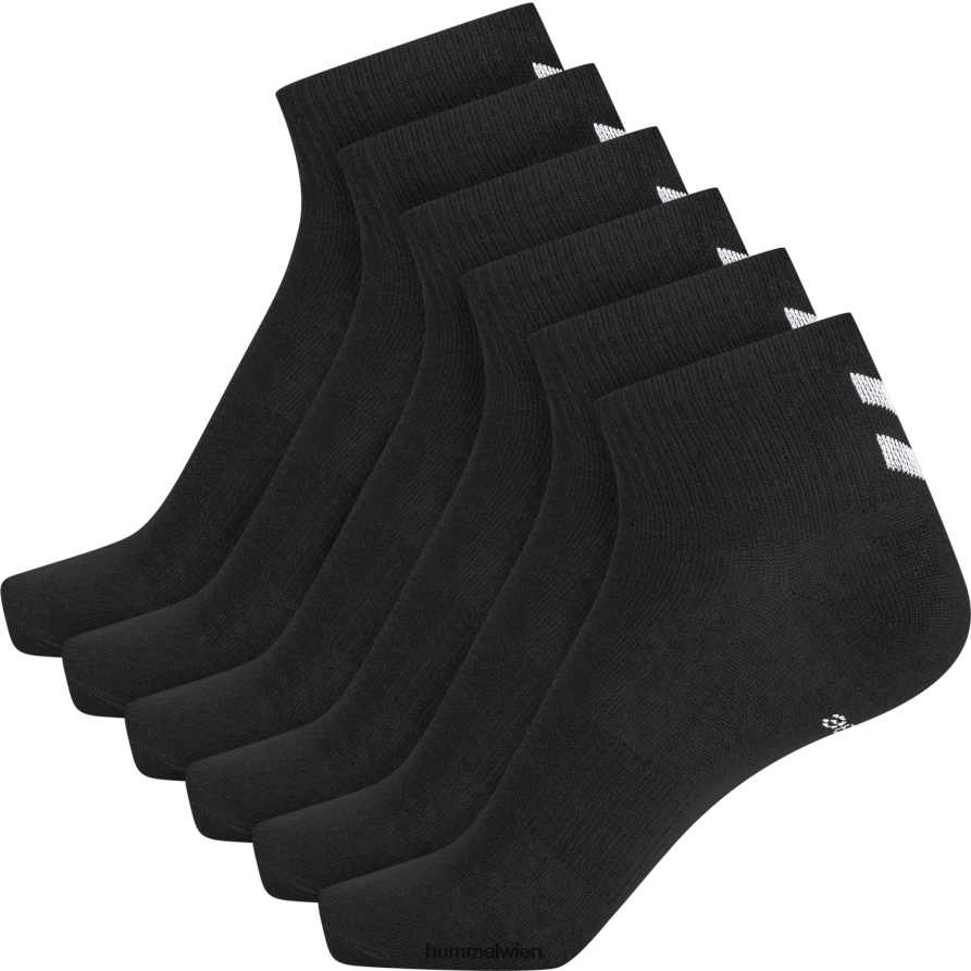 Hummel Frauen hmlchevron 6er-Pack mittelhohe Socken 2FT6X8964 „Mid-Cut-Socken 6er-Pack“