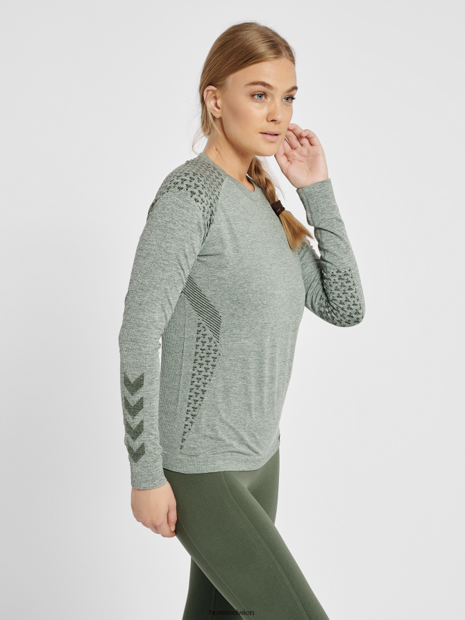 Hummel Frauen hmlci nahtloses T-Shirt l/s 2FT6X83491 „nahtloses Langarm-T-Shirt“