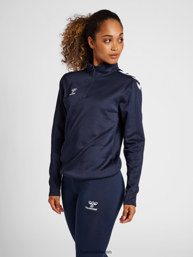 Hummel Frauen hmlcore xk Half-Zip-Sweatshirt 2FT6X83290 „Sweatshirt mit halbem Reißverschluss“