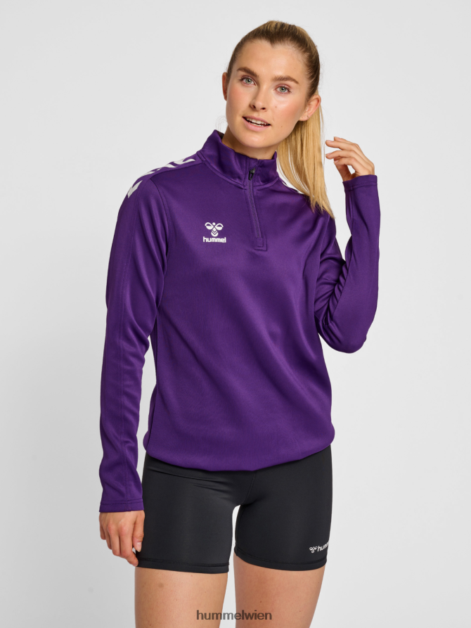 Hummel Frauen hmlcore xk Half-Zip-Sweatshirt 2FT6X83434 „Sweatshirt mit halbem Reißverschluss“