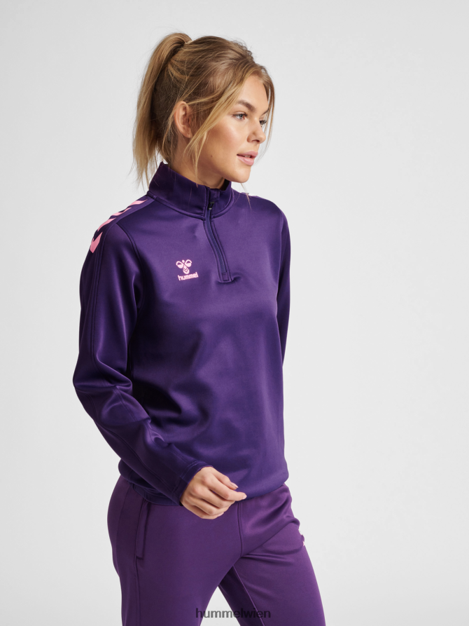 Hummel Frauen hmlcore xk Half-Zip-Sweatshirt 2FT6X83444 „Sweatshirt mit halbem Reißverschluss“