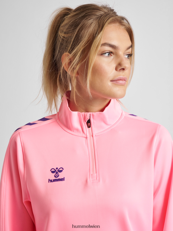 Hummel Frauen hmlcore xk Half-Zip-Sweatshirt 2FT6X83621 „Sweatshirt mit halbem Reißverschluss“