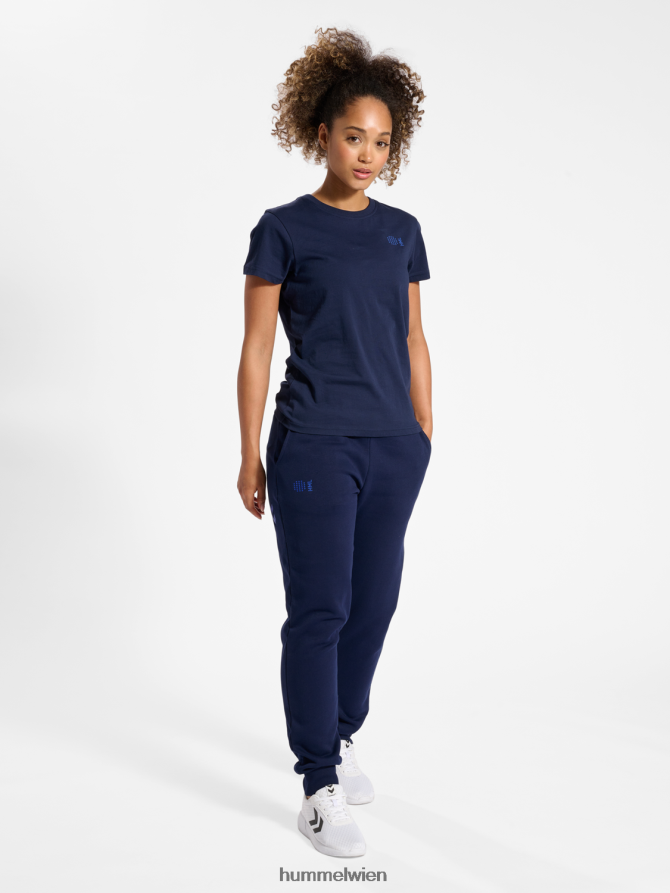 Hummel Frauen hmlcourt Baumwoll-Jogginghose 2FT6X82287 „Soft-Touch-Jogginghose“