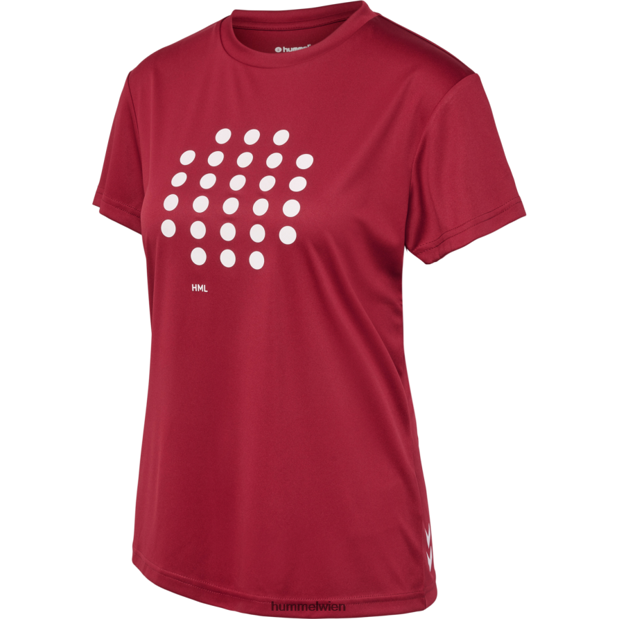 Hummel Frauen hmlcourt T-Shirt s/s 2FT6X82460 „sportliches T-Shirt“