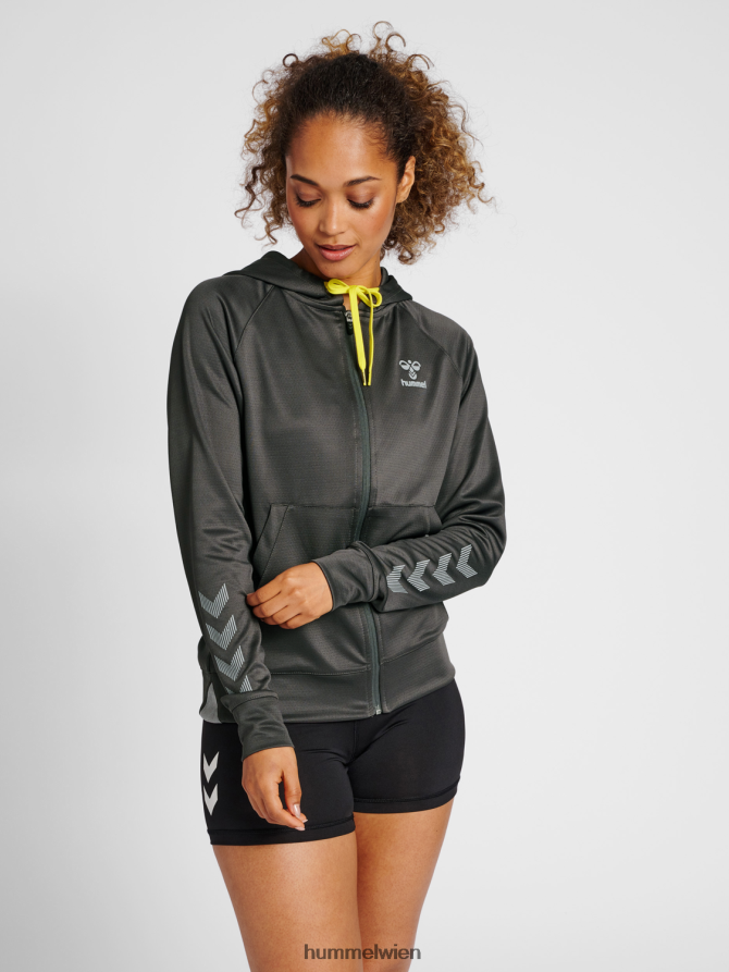 Hummel Frauen hmlgg12 Action Kapuzenpullover mit Reißverschluss 2FT6X82851 „Zip-Hoodie“