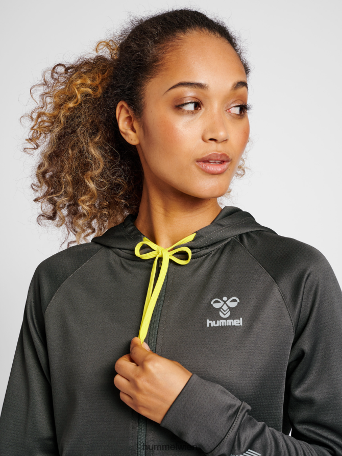 Hummel Frauen hmlgg12 Action Kapuzenpullover mit Reißverschluss 2FT6X82851 „Zip-Hoodie“