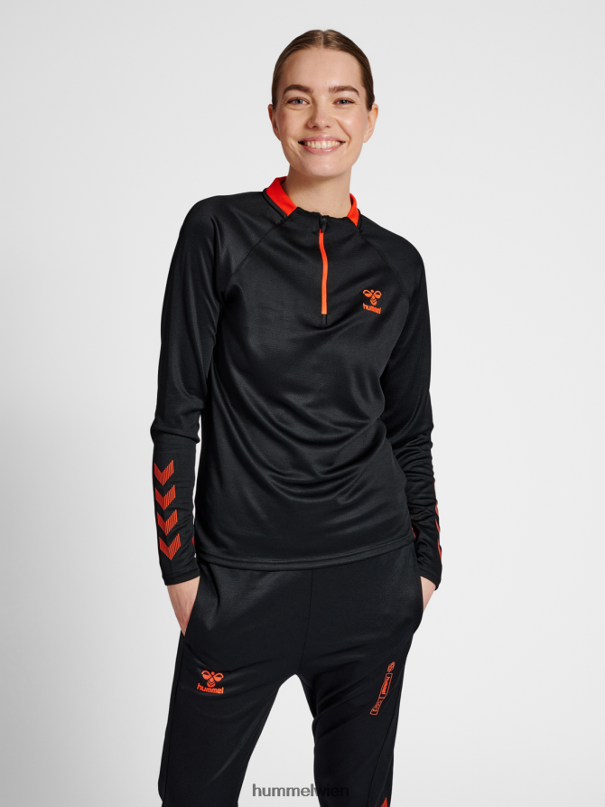 Hummel Frauen hmlgg12 Action-Sweatshirt mit halbem Reißverschluss 2FT6X83138 „Sweatshirt mit halbem Reißverschluss“