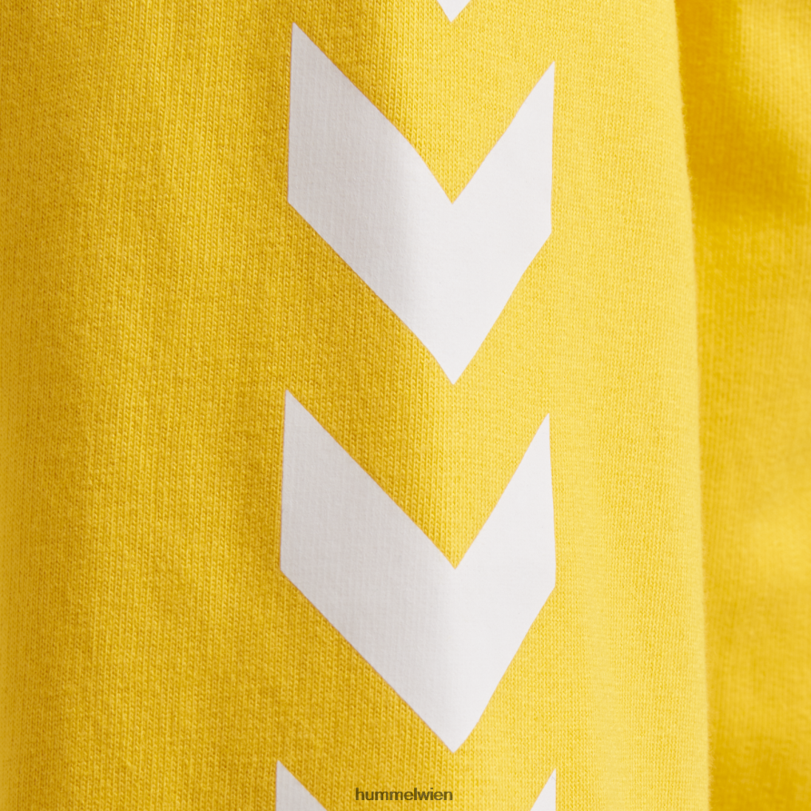 Hummel Frauen hmlgo Baumwoll-Kapuzenpullover 2FT6X83750 „Hoodie mit Chevron-Ärmeln“