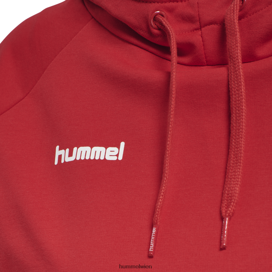 Hummel Frauen hmlgo Baumwoll-Kapuzenpullover 2FT6X83770 „Hoodie mit Chevron-Ärmeln“