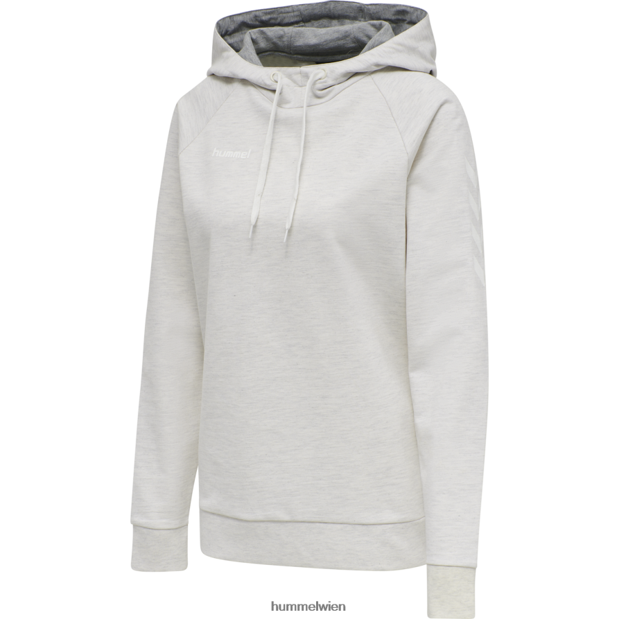 Hummel Frauen hmlgo Baumwoll-Kapuzenpullover 2FT6X83778 „Hoodie mit Chevron-Ärmeln“