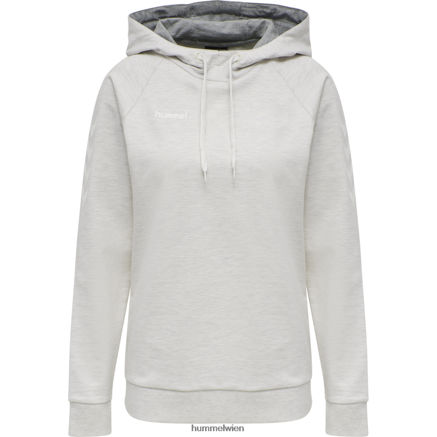 Hummel Frauen hmlgo Baumwoll-Kapuzenpullover 2FT6X83778 „Hoodie mit Chevron-Ärmeln“