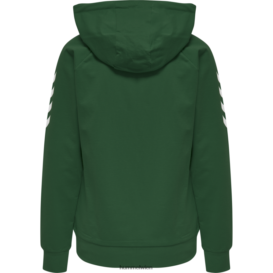 Hummel Frauen hmlgo Baumwoll-Kapuzenpullover 2FT6X83791 „Hoodie mit Chevron-Ärmeln“