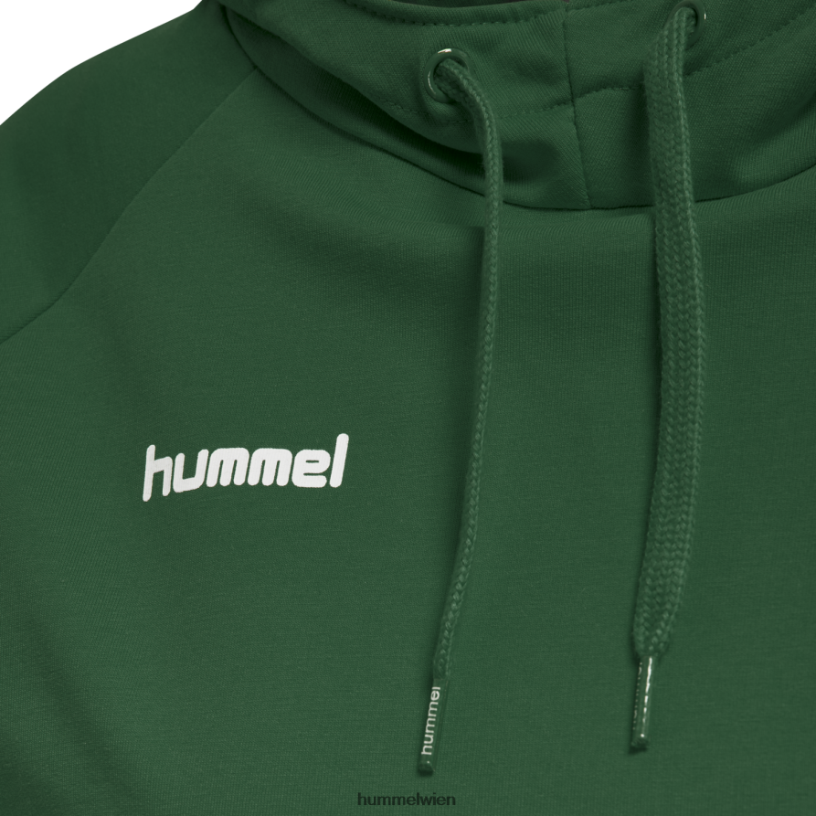 Hummel Frauen hmlgo Baumwoll-Kapuzenpullover 2FT6X83791 „Hoodie mit Chevron-Ärmeln“