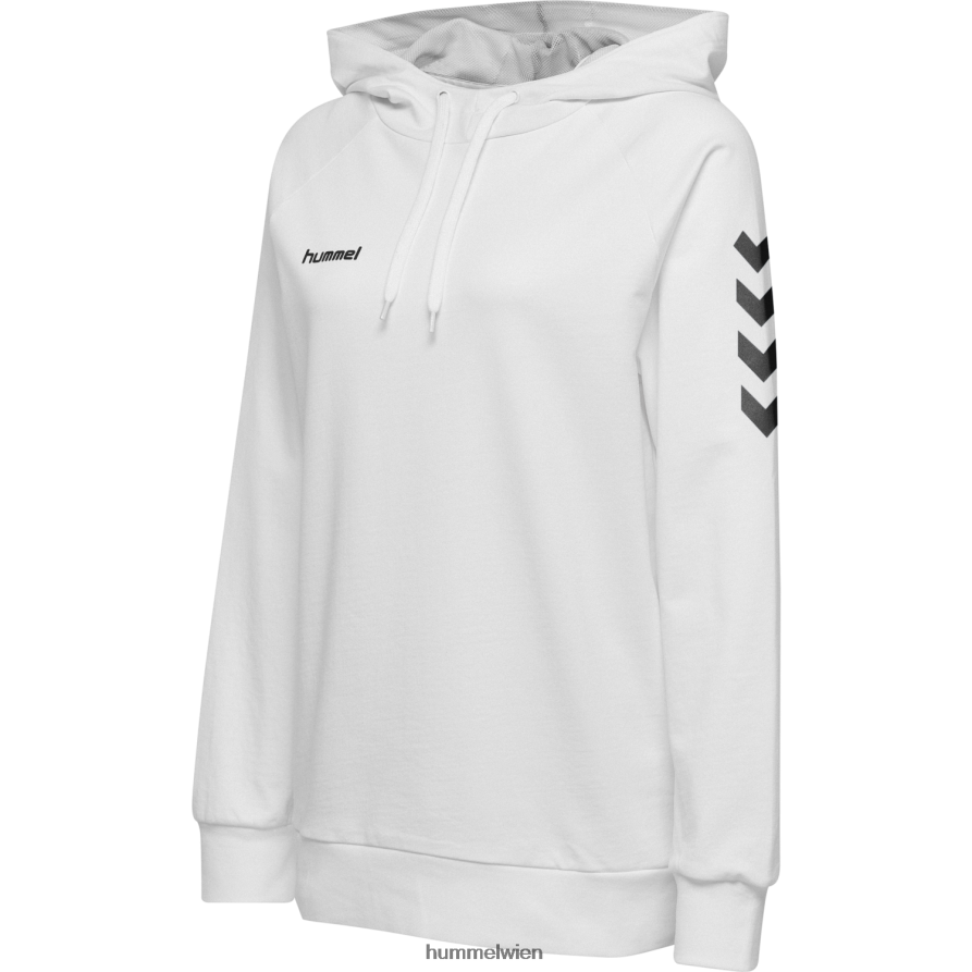 Hummel Frauen hmlgo Baumwoll-Kapuzenpullover 2FT6X83798 „Hoodie mit Chevron-Ärmeln“