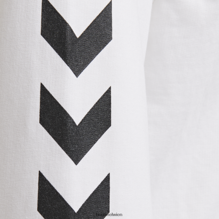 Hummel Frauen hmlgo Baumwoll-Kapuzenpullover 2FT6X83798 „Hoodie mit Chevron-Ärmeln“