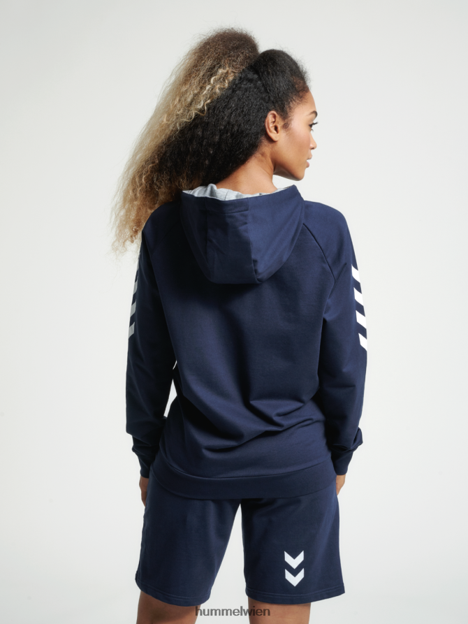 Hummel Frauen hmlgo Baumwoll-Kapuzenpullover mit Reißverschluss 2FT6X83726 \Kleidung\