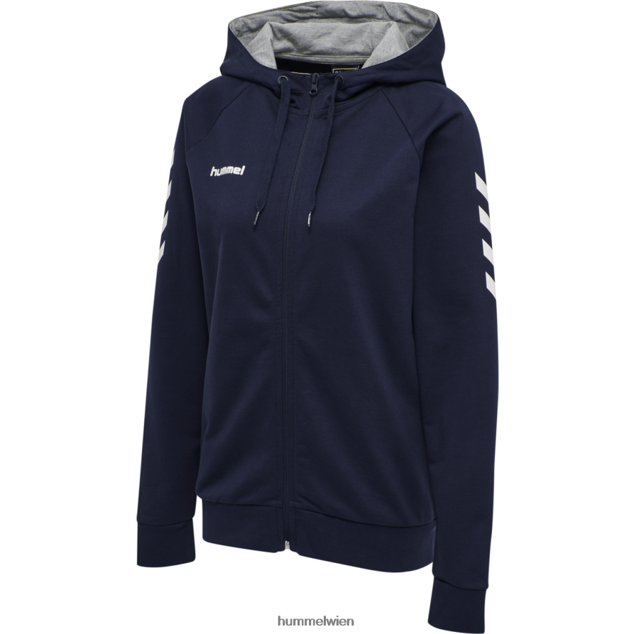 Hummel Frauen hmlgo Baumwoll-Kapuzenpullover mit Reißverschluss 2FT6X83726 \Kleidung\
