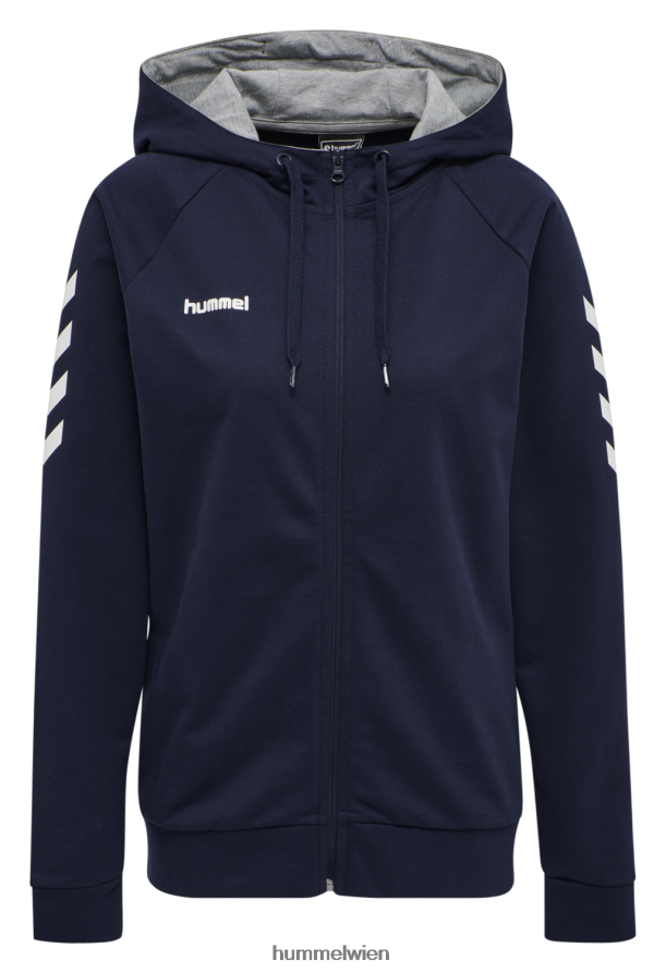 Hummel Frauen hmlgo Baumwoll-Kapuzenpullover mit Reißverschluss 2FT6X83726 \Kleidung\