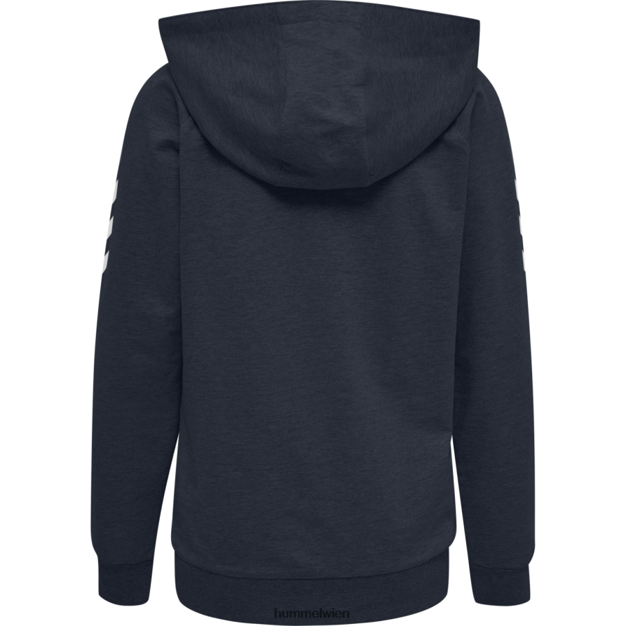 Hummel Frauen hmlgo Baumwoll-Kapuzenpullover mit Reißverschluss 2FT6X83742 \Kleidung\