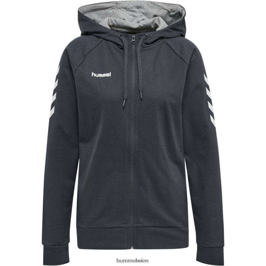 Hummel Frauen hmlgo Baumwoll-Kapuzenpullover mit Reißverschluss 2FT6X83742 \Kleidung\