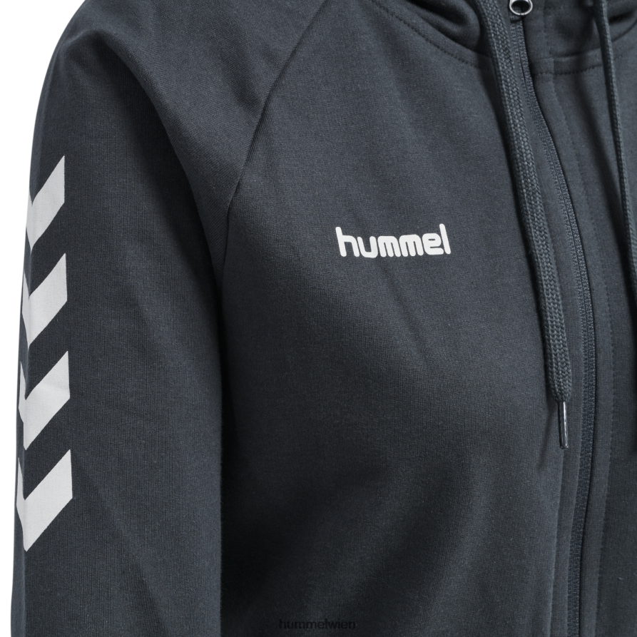 Hummel Frauen hmlgo Baumwoll-Kapuzenpullover mit Reißverschluss 2FT6X83742 \Kleidung\