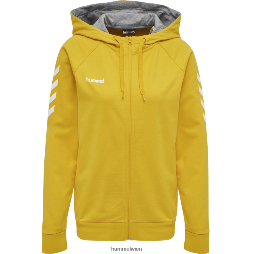 Hummel Frauen hmlgo Baumwoll-Kapuzenpullover mit Reißverschluss 2FT6X83973 \Kleidung\